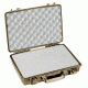Pelican Laptop Computer Watertight Crushproof Medium Case - Desert Tan, No Foam
