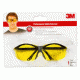 Peltor Tekk Protection Sports-Inspired Safety Eyewear,Semi-rimless Design,Black Frame,Yellow Lens,Case of 6 90966-80025T