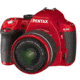 Pentax K-50  Digial SLR Camera with L18-55 WR Lens, Red 10985