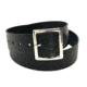 Perfect Fit 1.5in Garrison Economy Belt w/ Chrome Buckle, Basket Weave, Black, 30, 6000-BW-CH-30