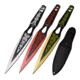 Perfect Point 2 Throwing Knives Set, 3Cr13 Stainless Steel Stainless Steel, White/Red/Yellow, PP-121-3