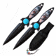 Perfect Point PP-128-2SW Throwing Knife Set, 7.5in, 2 Knives, Native American Art Design, -, PP-128-2SW
