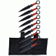 Perfect Point Tactical, 6.25in, Stainless Steel Blade, Red Rope Wrapped Handle PP-060-9