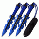 Perfect Point Tactical, 7.5in, Stainless Steel Blade, Nylon Cord Wrapped Handle PP-110-3BL