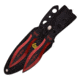 Perfect Point Tactical, 9in, Stainless Steel Blade, Black And Red Stainless Steel Handle PF-007-2BR