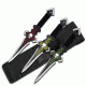 Perfect Point Tactical, 9in, Stainless Steel Blade, Black Cord Wrapped Handle PP-074-3