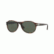 Persol PO2931S Sunglasses 24/31-55 - Havana Frame, Crystal Green Lenses