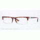 Persol PO3049V Progressive Prescription Eyeglasses 24-52 - Havana Frame, Demo Lens Lenses