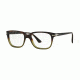 Persol PO3094V Single Vision Prescription Eyeglasses 9027-53 - Havana Gradient Green Frame