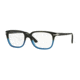 Persol PO3094V Single Vision Prescription Eyeglasses 9029-53 - Havana Gradient Blue Frame