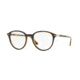 Persol PO3169V Progressive Prescription Eyeglasses, 50mm, Dark Havana, PO3169V-1054-50-PRO