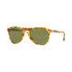 Persol PO9714S Sunglasses 10614E-55 - Tortoise/Yellow Frame, Green Lenses