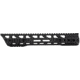 Phase 5 Weapon Systems Inc LPSNx Free Float Quad Rail, 13in, Black, LPSNx13