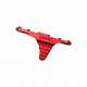 Phase 5 Weapon Systems Inc Mini Hand Stop - MLOK/MHS-MLOK, Red, MHS-MLOK-RED