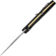 Piranha Knives Auto Fusion Buttonlock Blk Sat, PKCP28BK