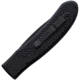 Piranha Knives Auto Toxin Automatic Folding Knife, 3.75in, 154CM, Black Oxide, Black Textured Aluminum Handle, P-18BKT