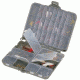 Plano Compact Side By Side Jig and Fly Organizer - 4.75in x 4.25in x 1.5in , Gray-Clear 107000
