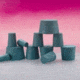 Plasticoid Green Neoprene Stoppers, Solid 2--M350