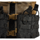 PODAVACH Double Mag Pouch for AR and AK Rifles, Black, MPCH2BL