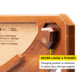 PODAVACH Spare Pusher for AR-15/AK Mag Loader, Natural Wood, PH15BR