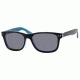 Polaroid U 9353/S Sunglasses U9353S-09MQ-1T-5617 - C / Black / White Frame, Gray Polarized Lenses, Lens Diameter 56mm, Distance Between Lenses 17mm