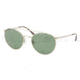 Polo PH3060P Sunglasses 91164E-5120 - Pale Gold Frame, Crystal Green Lenses