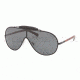 Polo PH3074PQ Sunglasses 902887-0133 - Matte Black Frame, Gray Lenses