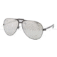 Polo PH3075 Sunglasses 90036G-6211 - Shiny Black Frame, Silver Mirror Lenses