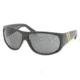 Polo PH4057 Single Vision Prescription Sunglasses PH4057-528487-6512 - Frame Color Matte Black, Lens Diameter 65 mm