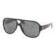Polo PH4073 Sunglasses 539887-6115 - Shiny Black Frame, Grey Lenses