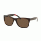Polo PH4106 Sunglasses 556873-57 - Shiny Dark Havana Frame, Brown Lenses