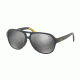 Polo PH4123 Bifocal Prescription Sunglasses PH4123-56286G-58 - Lens Diameter 58 mm, Frame Color Matte Grey Yellow Rubber