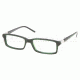 Polo Eyeglasses PH2028 with Lined Bifocal Rx Prescription Lenses, Select Frame Color / Lens Diameter Green Frame / 53 mm Prescription Lenses