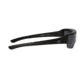 Popticals PopGun Sunglasses, Black Matte Frame, Gray/Silver Mirror Lens, Polarized, 010010-BMLN