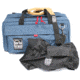 PortaBrace CS-DV4UQS-M3 Video Camera Case with Quick Slick Camera cover - Blue