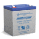 Power Sonic 12 Volt 5Ah SLA Battery w/ F1 Terminal, Blue/Gray PS1250F1