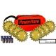 Powerflare 8-Pack PowerFlare Soft Pack, Magnetic, Blue LEDs, Orange Shell, SP8M-B-O