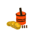 Powerflare PF-200 Softpack,  3 Safety Lights,Amber LED,Orange Bag,3 Batteries, Yellow Shell SP3O-A-Y