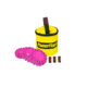Powerflare PF-200 Softpack,  3 Safety Lights,Amber LED,Yellow Bag,3 Batteries, Hot Pink Shell SP3Y-A-HP