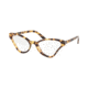 Prada CATWALK PR06XVF Prescription Eyeglasses, 56mm, Medium Havana, PR06XVF-7S01O1-56-SV