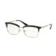 Prada CINEMA' PR08SV Eyeglass Frames 1AB1O1-53 - Black Frame