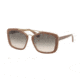 Prada CINEMA' PR24RS Single Vision Prescription Sunglasses PR24RS-UEC4K0-56 - Lens Diameter 56 mm, Frame Color Opal Powder/pink/opal Powder