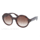 Prada JOURNAL PR06QS Single Vision Prescription Sunglasses PR06QS-2AU6S1-51 - Lens Diameter 51 mm, Frame Color Havana