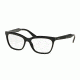 Prada JOURNAL PR24SV Eyeglass Frames 1AB1O1-53 - Black Frame