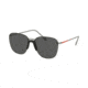 Prada LIFESTYLE PS53US Sunglasses 6BJ5S0-57 - Gunmetal Frame, Grey Lenses