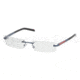 Prada Linea Rosa Eyeglasses PS54AV with No-Line Progressive Rx Prescription Lenses ZYI1O1-5416 -