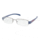 Prada Linea Rosa Eyeglass Frames PS55AV GW71O1-5117 - Gunmetal Frame, 51 mm Lens Diameter