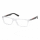 Prada Linea Rosa PS 01BV Eyeglasses Styles - Crystal Frame w/Non-Rx 52 mm Diameter Lenses, 2AZ1O1-5216