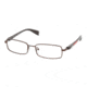 Prada Linea Rosa PS50BV Bifocal Eyeglasses - Brown Demi Shiny Frame / 51 mm Prescription Lenses, ACD1O1-5117