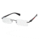 Prada Sports PS56BV #1BO1O1 - Black Demi Matte Demo Lens Frame